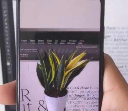 AR Cut & Paste: copia y pega objetos reales a Photoshop ar cut paste app