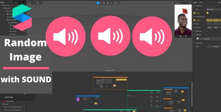 spark ar random image sound tutorial