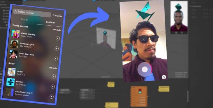 spark ar music instagram