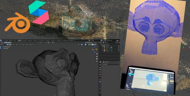 spark ar point cloud effect