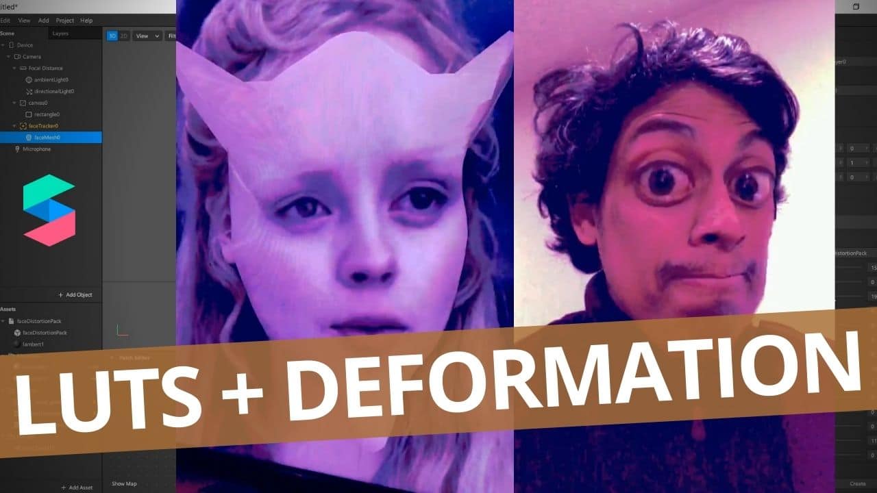 Spark AR Face Deformation con LUT – Tutorial