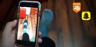 foot tracking snapchat lens studio