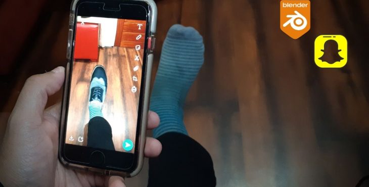 foot tracking snapchat lens studio