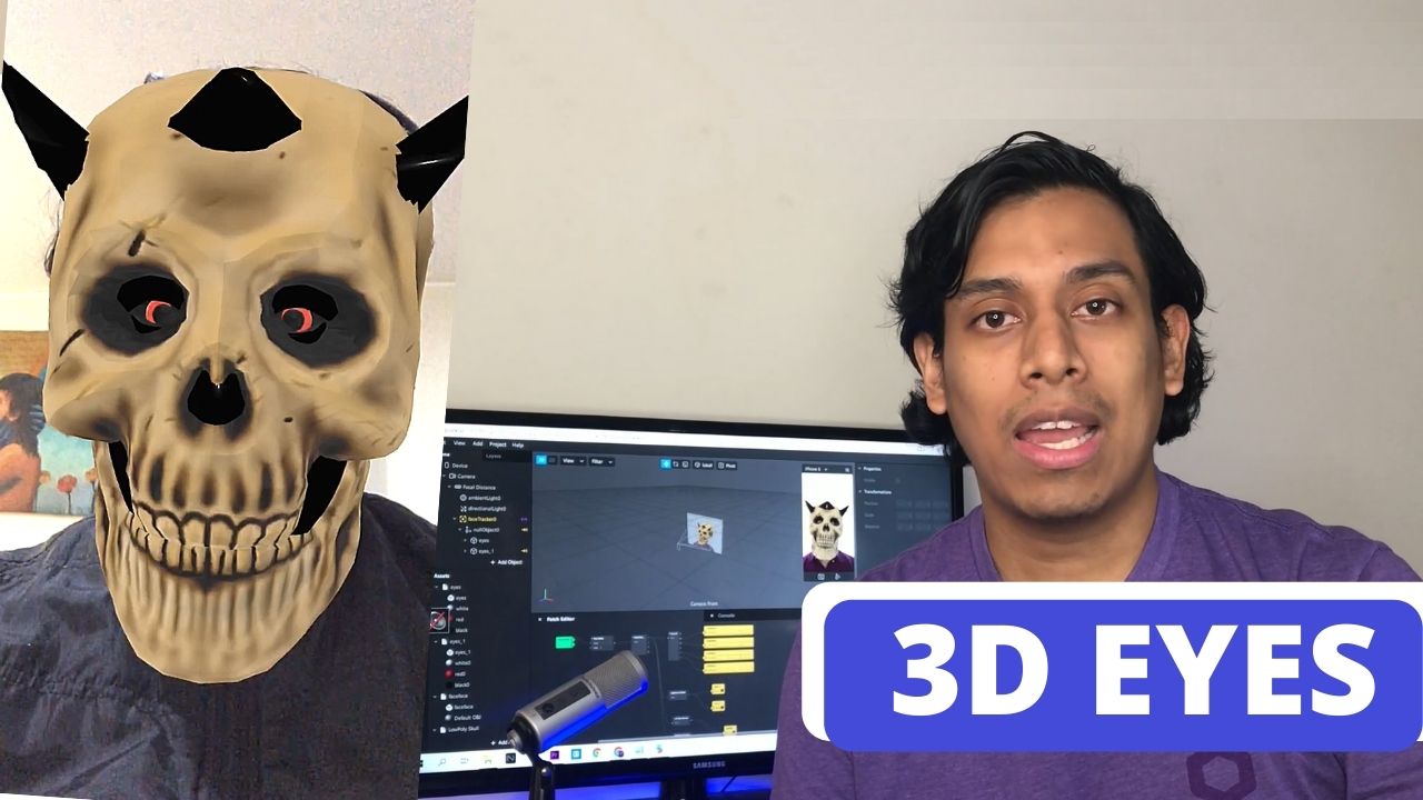 Spark AR – Crea ojos 3D para tus filtros