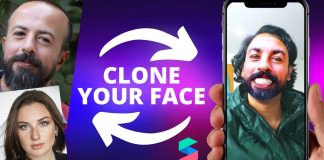 Spark ar face clone render pass