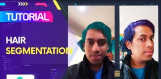 Spark AR hair segmentation