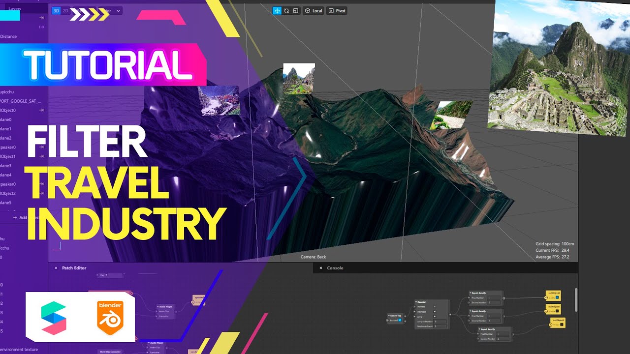 Spark AR Tutorial Filtro para turismo | Machu Picchu