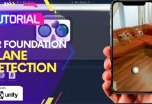 AR Foundation Plane detection