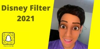 disney filter snapchat 2021