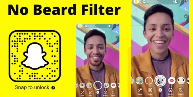 no beard snapchat filter lenses