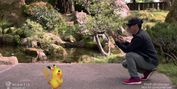realidad mixta pokemon go