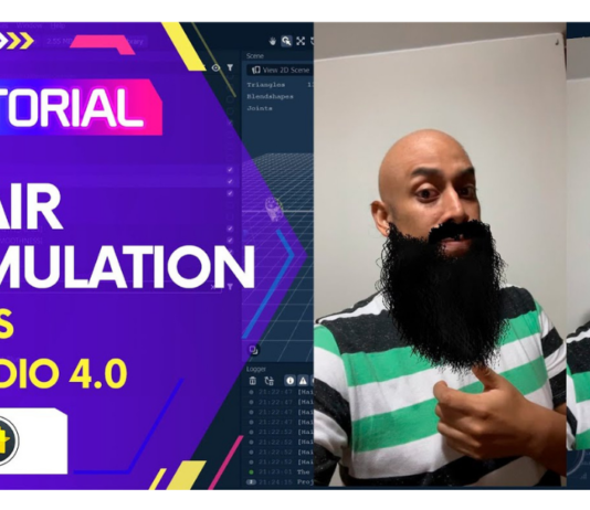 Lens Studio Hair Simulation