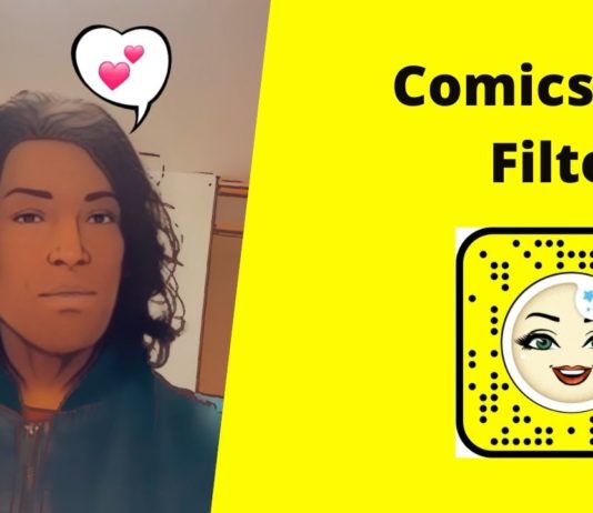 comics style snapchat