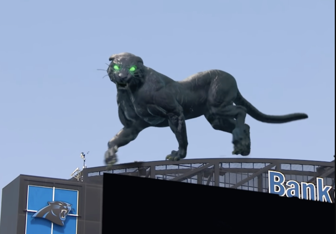 ¿Qué hay detrás de la pantera virtual de los Carolina Panthers?