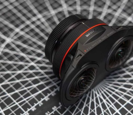 Canon lanzó su lente dual ojo de pez para contenido 3D y VR lente dual ojo pez Canon