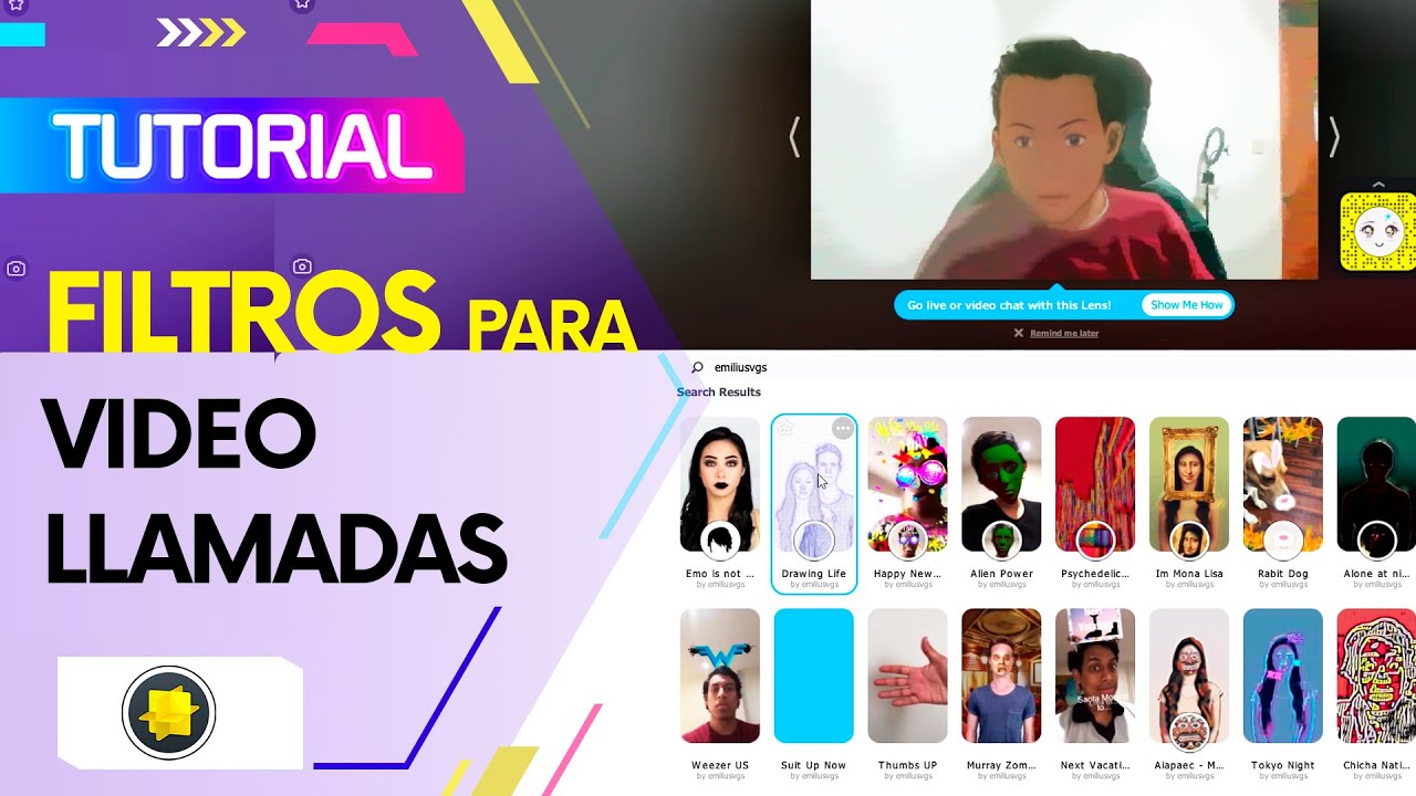 Efectos visuales para Google Meet o Zoom