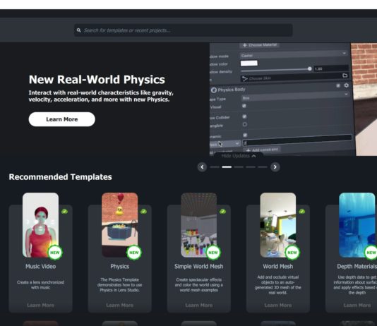 Lens Studio 4.10: World Mesh, APIs para crear realidad aumentada lens studio 4.10
