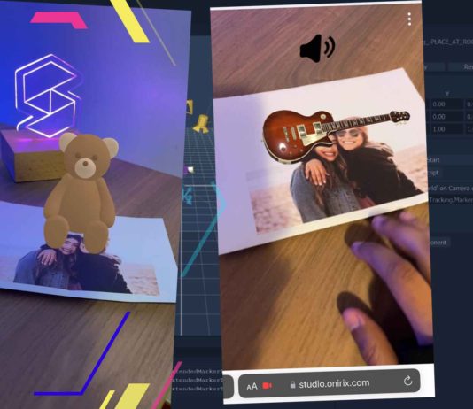 como hacer realidad aumentada en una foto spark ar lens studio webar