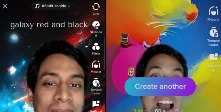 AI greenscreen tiktok effect