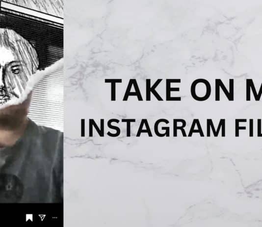 take on me instagram filter