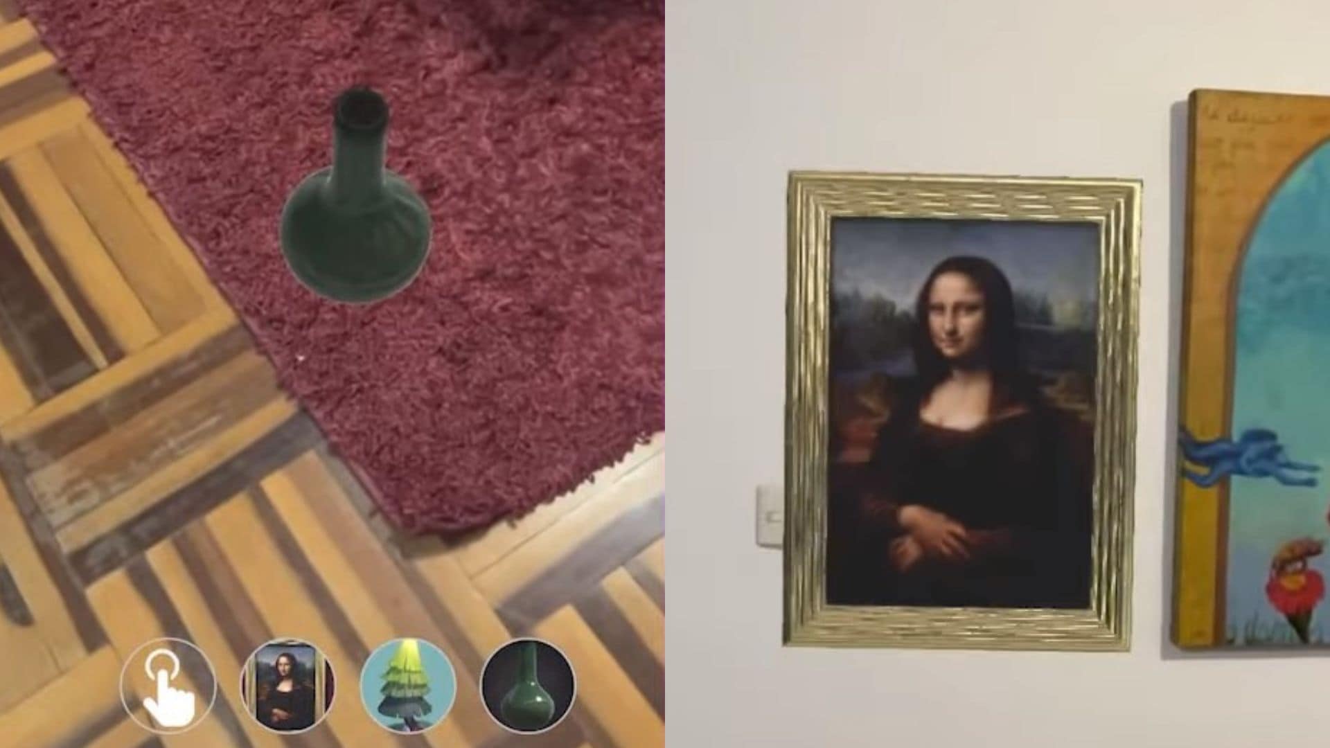 Posiciona objetos en superficies – filtro de instagram