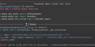 nextvit py error colab