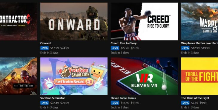 meta quest descuentos juegos vr