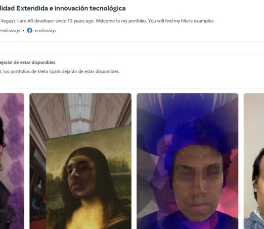 meta spark portafolio eliminado