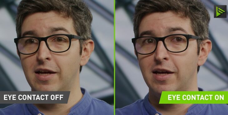 nvidia broadcast eye contact