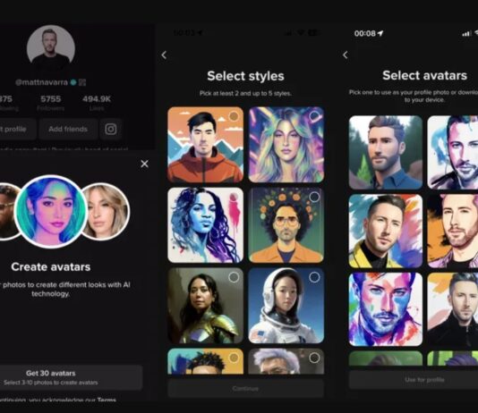 avatar ai tiktok