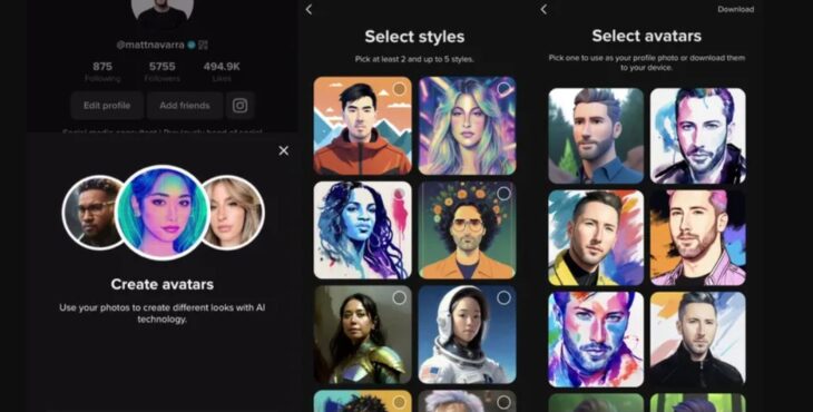 avatar ai tiktok