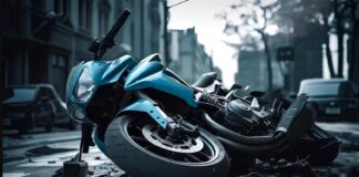 accidente motocicleta cinema 4d