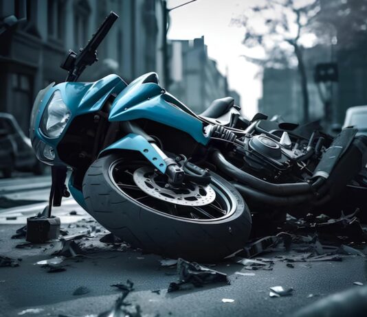 accidente motocicleta cinema 4d