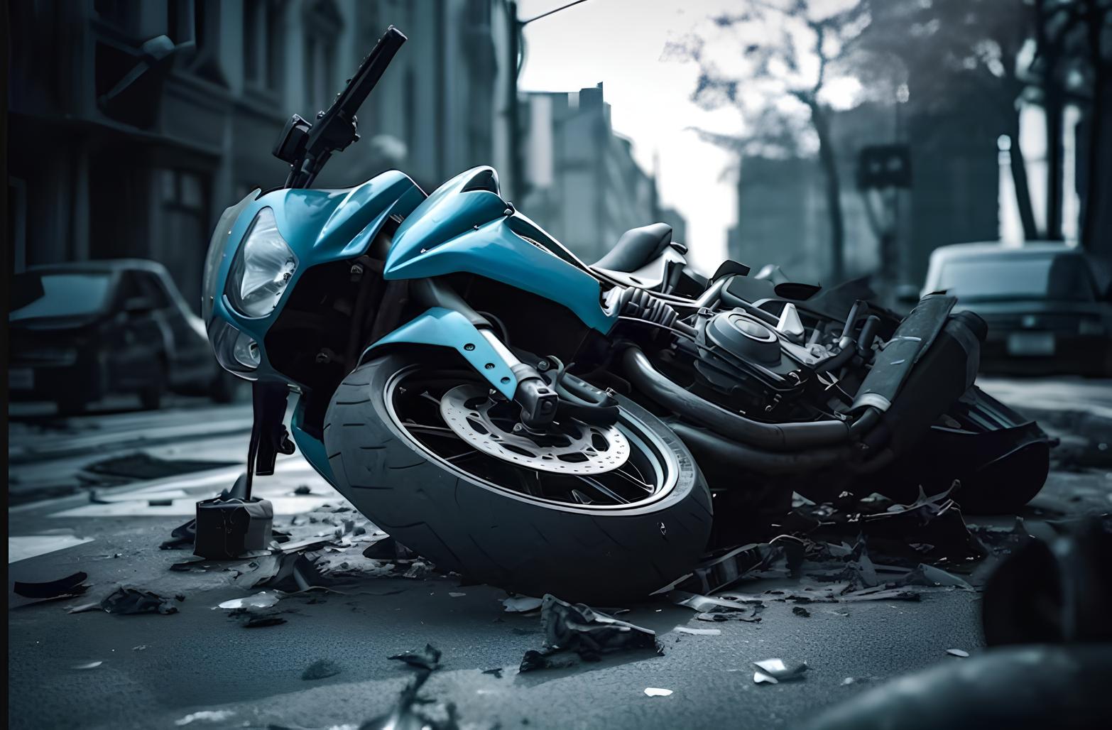 Este «accidente en motocicleta» fue hecho con CINEMA 4D