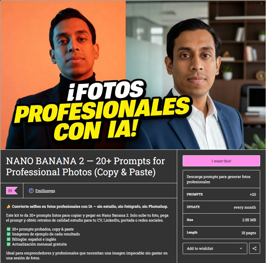 KIT para generar fotos profesionales