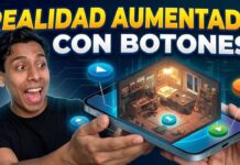 realidad aumentada boton 8th wall